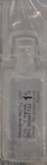 Lidocaine injection 1% 10mg/ml - QTY 1
